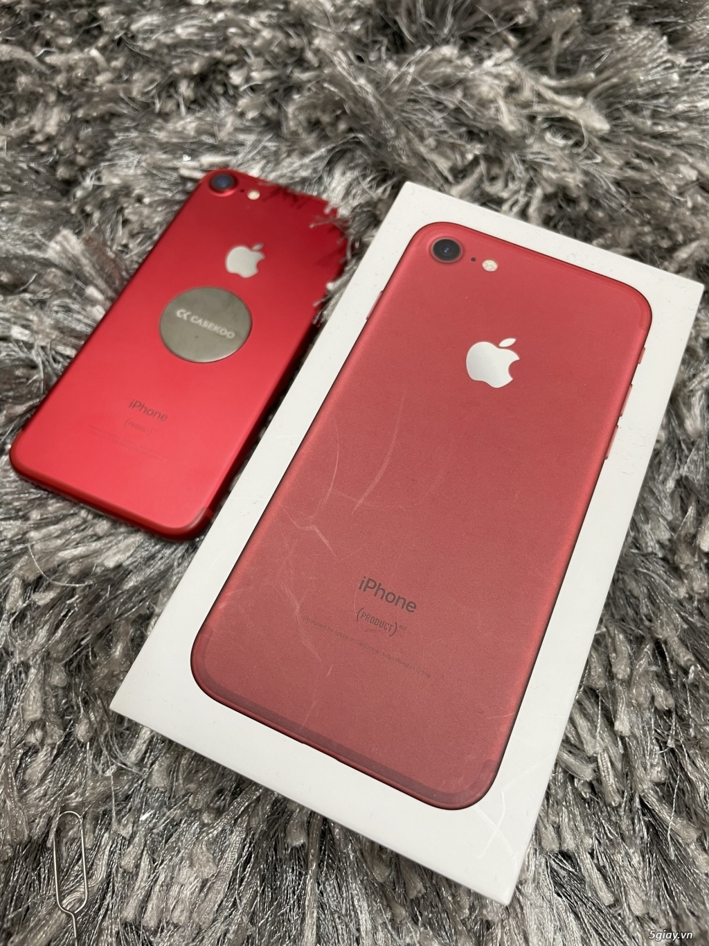 Iphone 7 đỏ 128gb có hộp, zin 100% - 2