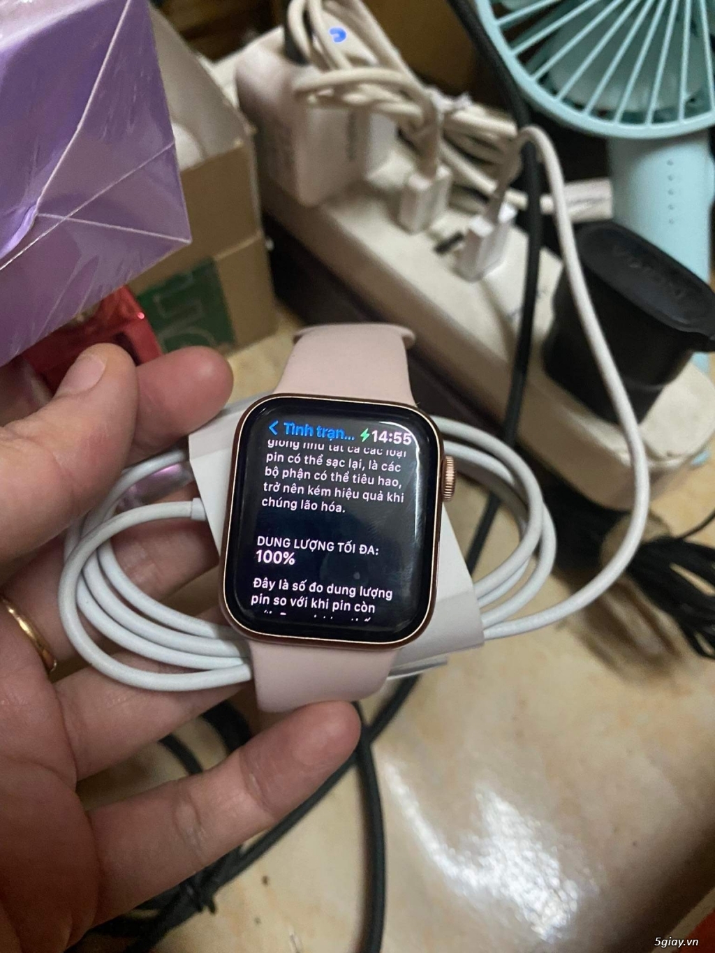 Apple watch serial 5 40mm nhôm cần bán - 2