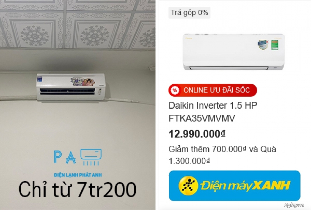 Máy lạnh nội địa nhật bền bỉ, rẻ từ 40% - 65% so với máy mới (DMX) - 4