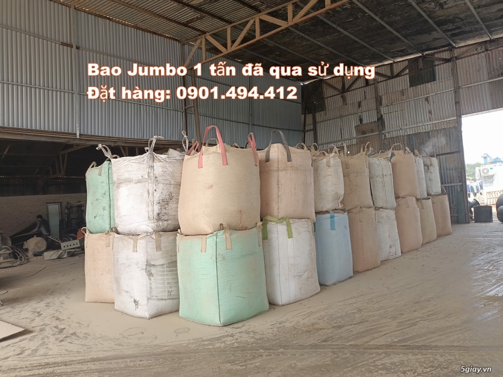 Bao jumbo 1 tấn (big bag, FIBC, Bulk bag, Ton bag)
