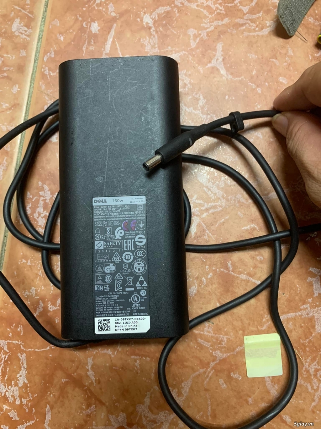 adapter sạc laptop dell oval kim nhỏ 130w 098.9090900 gò vấp - 3