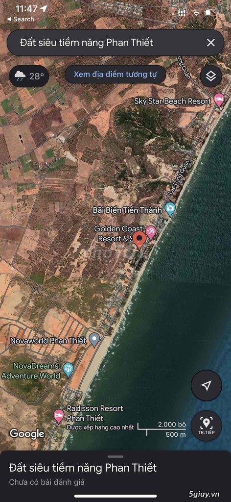 Sốc: Đất đẹp nhất NovaWorld Phan Thiết mà giá chỉ 16.5tr/m2 Giá 330 tỷ - 3