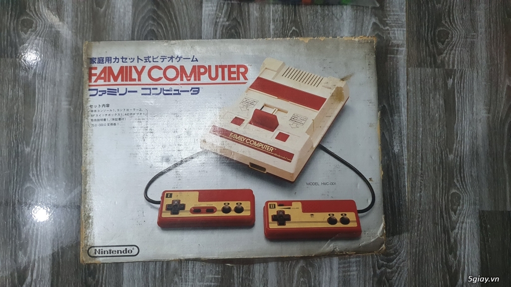 Máy Famicom cổ zin còn box và hóa đơn mua hàng 1983 - 3