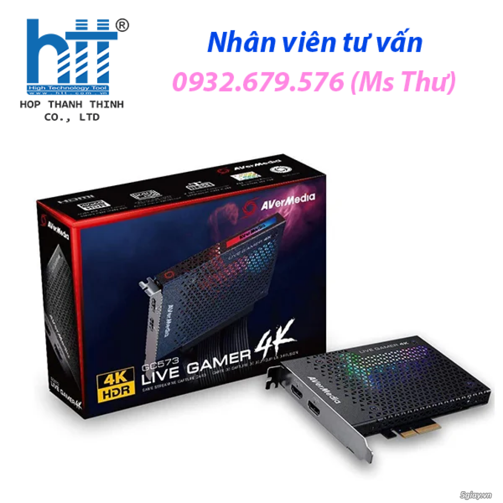 Capture Card AVerMedia Live Gamer 4K GC573 Chính Hãng HCM | 5giay