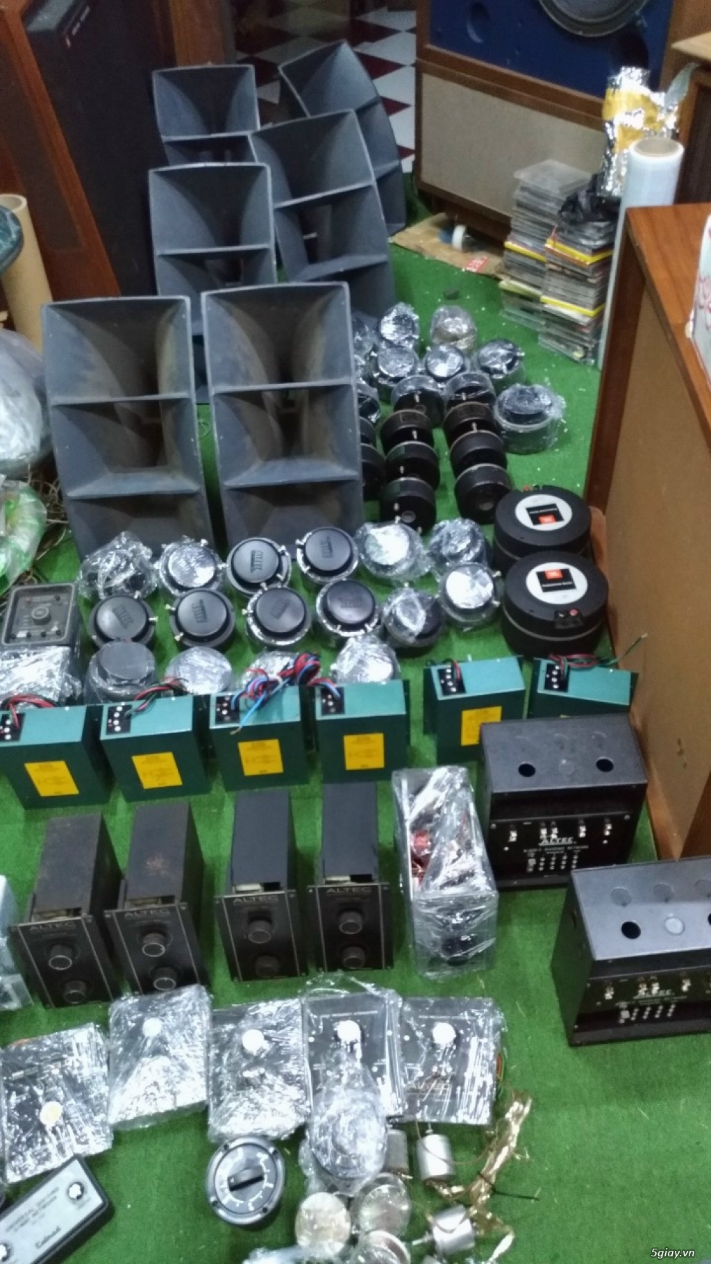 Họng kèn Altec-JBL , củ loa, vỏ thùng loa, Phân tần... - 4