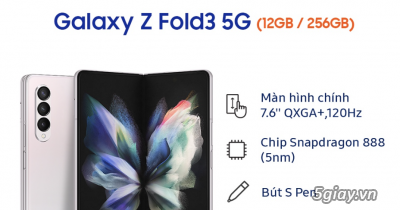 Điện Thoại Samsung Galaxy Z Fold3 5G 256GB