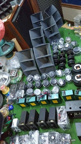 Họng kèn Altec-JBL , củ loa, vỏ thùng loa, Phân tần...