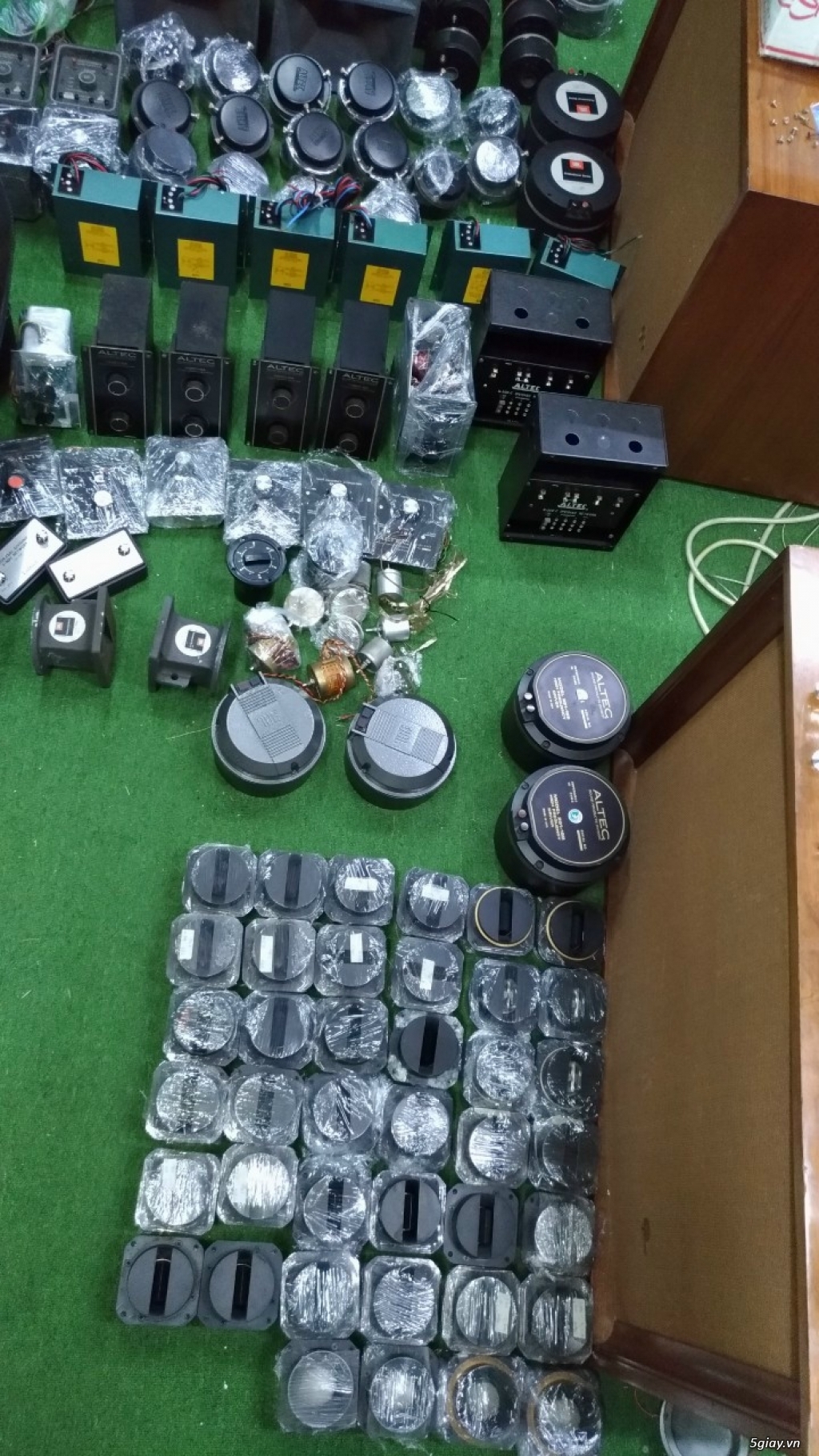 Họng kèn Altec-JBL , củ loa, vỏ thùng loa, Phân tần... - 5