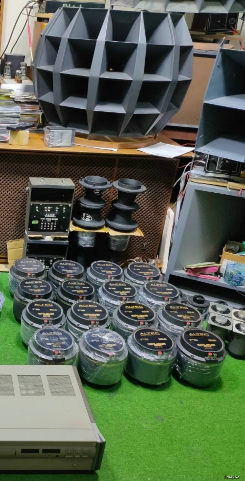 Họng kèn Altec-JBL , củ loa, vỏ thùng loa, Phân tần... - 3