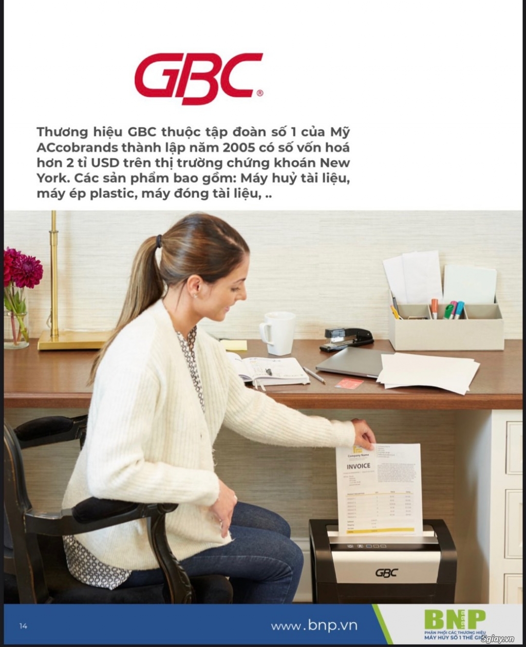 Tại sao lại nên lựa chọn máy hủy giấy GBC?