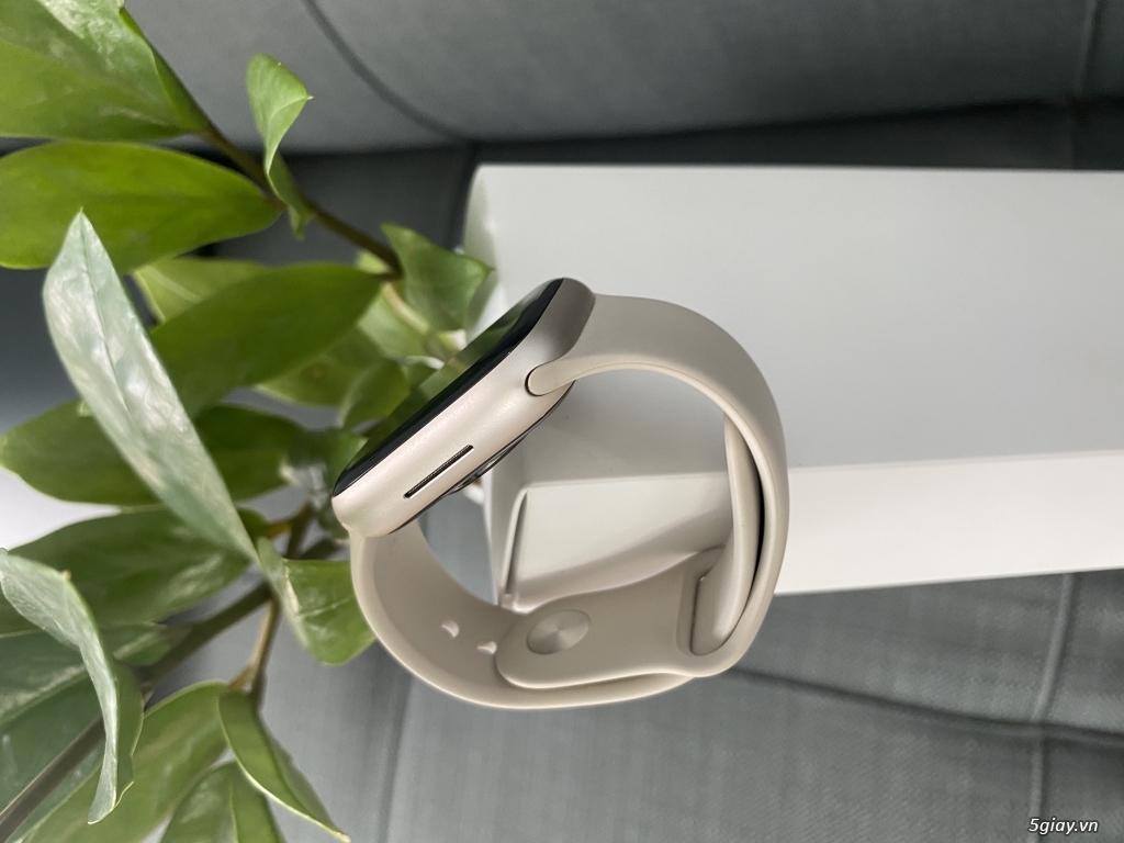Apple Watch Seri 7 41mm starlinght fullbox BH 2023 - 4