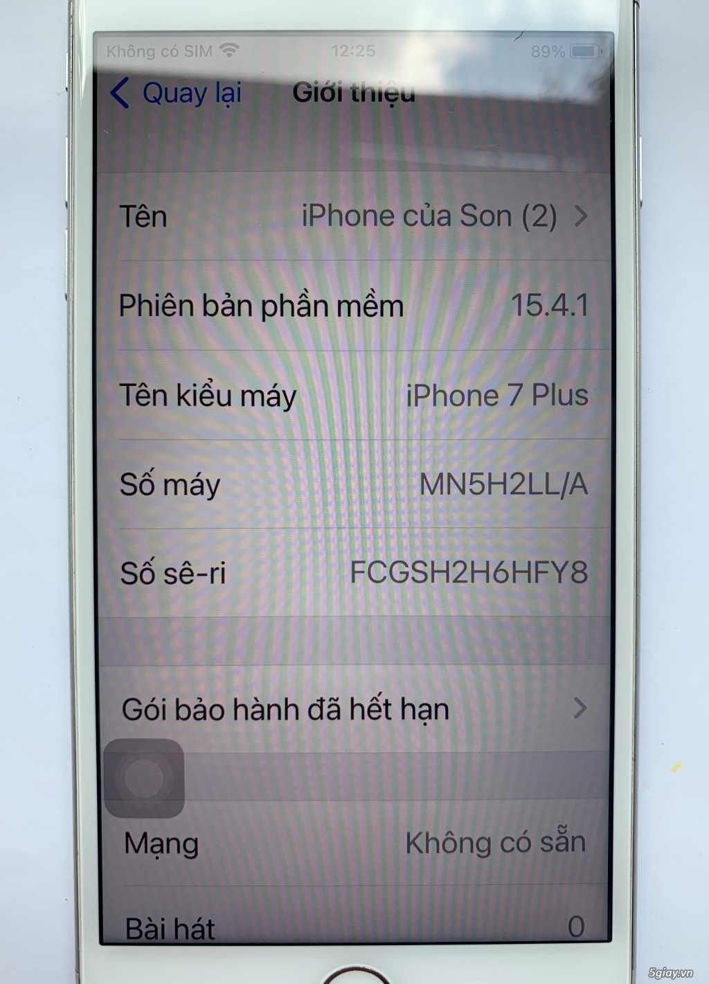 Iphone 7plus 128G quốc tế zin 100% US giá tốt 5giay.vn - 1