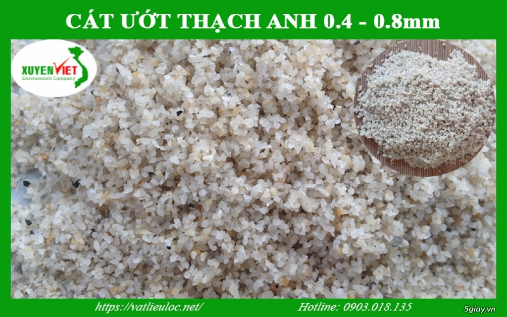Cát Ướt Thạch Anh Loại 0.4 - 0.8mm Tại Xuyên Việt [Nhà Cung Cấp]