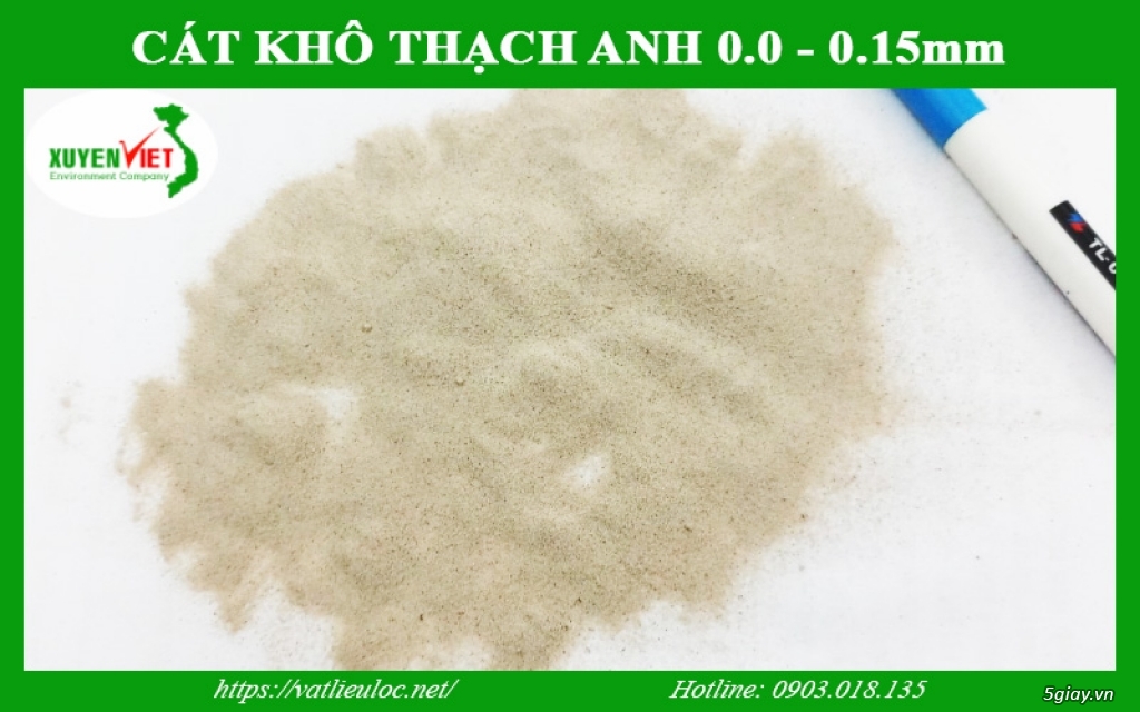 Cát Khô Thạch Anh Loại 0 - 0.15mm Tại Xuyên Việt [Nhà Cung Cấp]