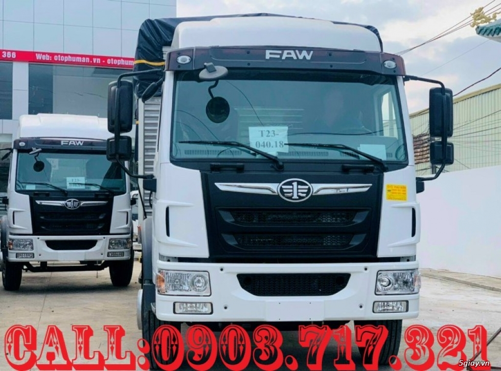 Xe tải Faw 9 Tấn thùng 8m3 phiên bản 2022 full option