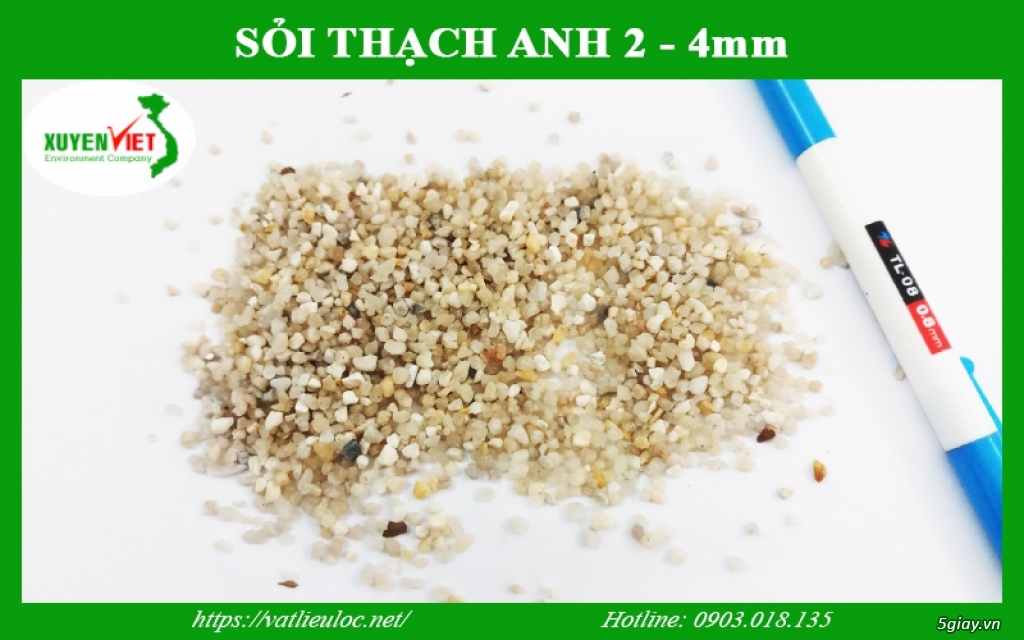 Sỏi Thạch Anh Loại 2 - 4mm Tại Xuyên Việt [Nhà Cung Cấp]