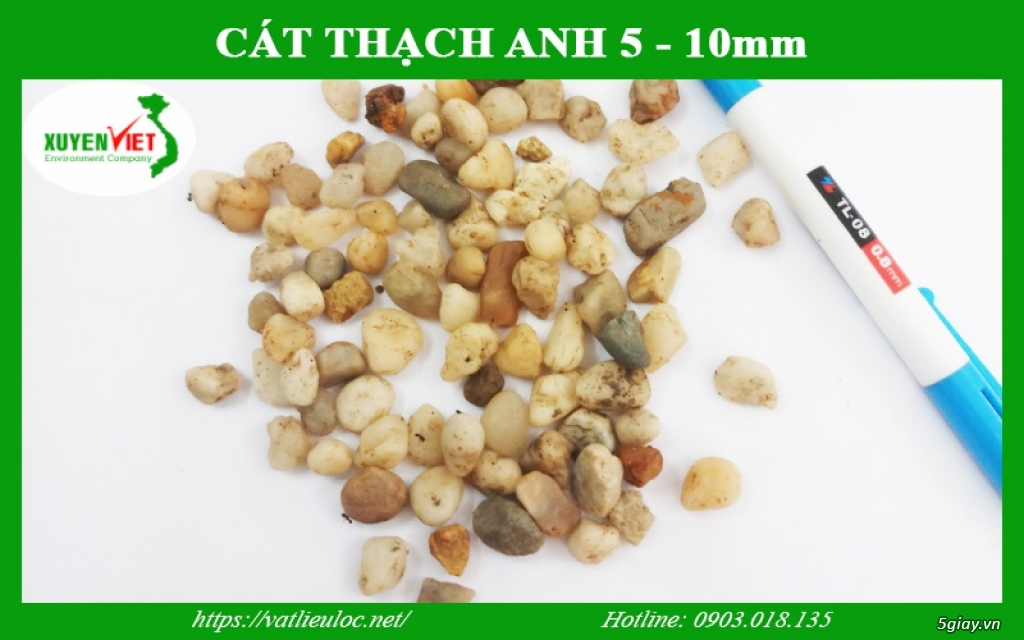 Cát - Sỏi Thạch Anh Loại 5 - 10mm Tại Xuyên Việt [Nhà Cung Cấp]