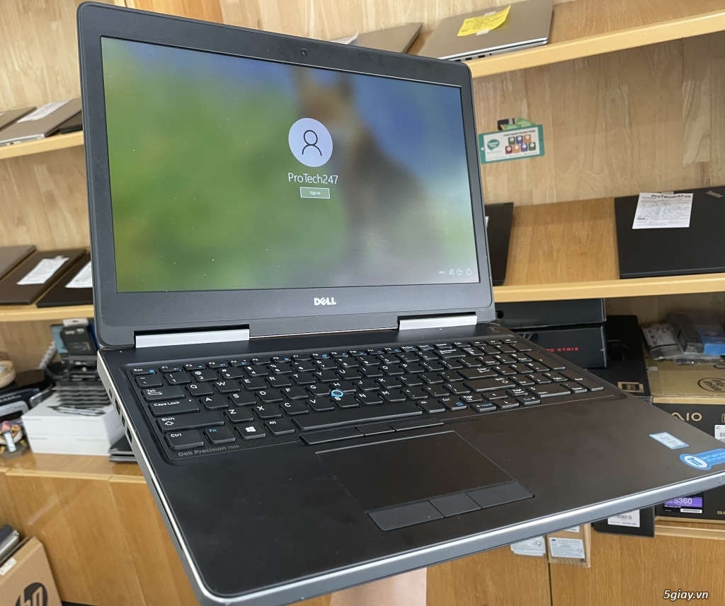 Dell Precision 7510 Xeon ram 32G ecc Vga M1000 - 5