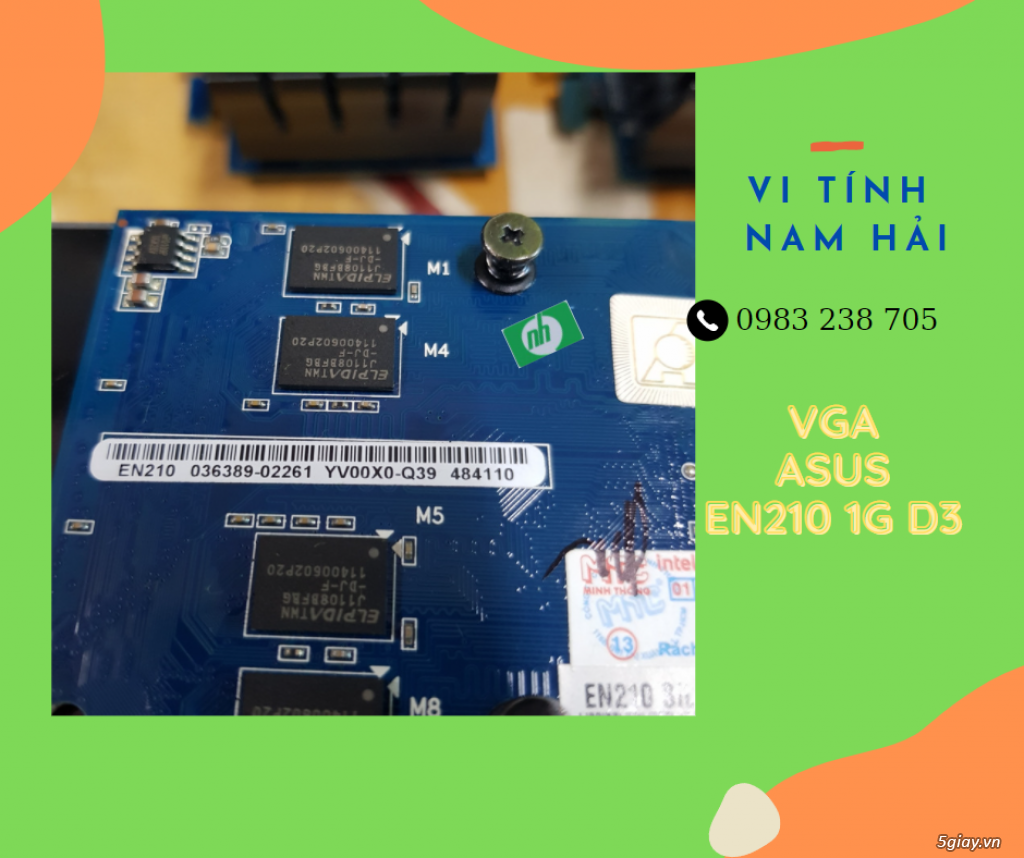 CARD MÀN HÌNH VGA ASUS EN210 SILENT/DI/1GD3/V2(LP) - 3