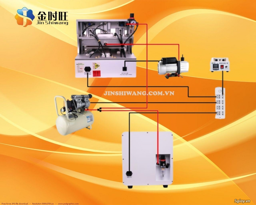 Cần bán máy ép kính 15 inch JSW 15C nhập khẩu JSW - Jin Shiwang - 2