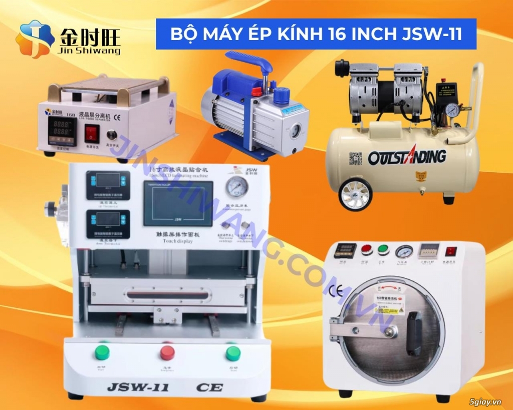 Cần bán máy ép kính 16 inch JSW-11 nhập khẩu JSW - Jin Shiwang - 1