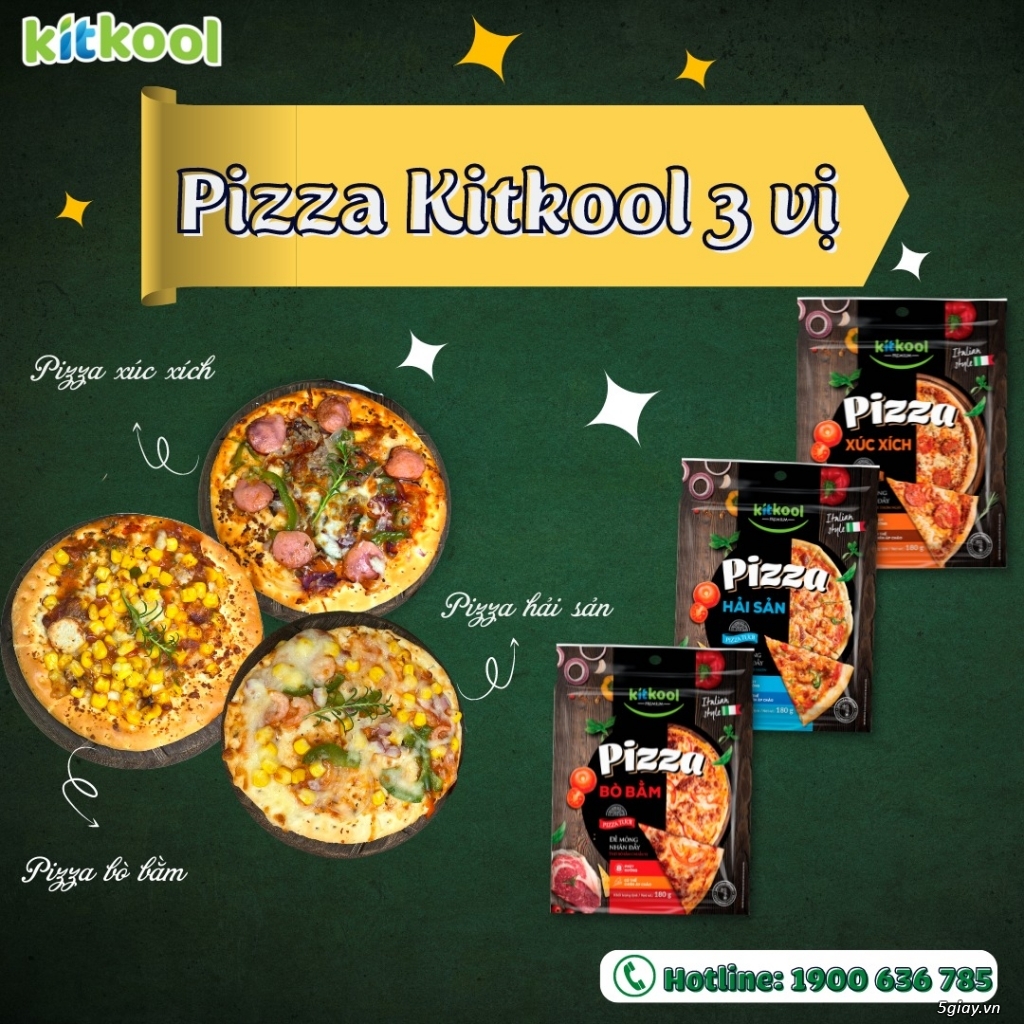 Thực phẩm kitkool tuyển sỉ đại lý toàn quốc pizza các loại - 10