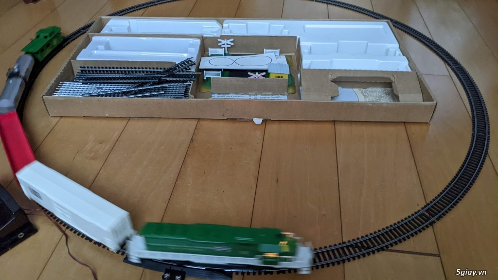 Hàng độc: Bộ mô hình xe lửa tỷ lệ HO 1/87 chạy điện 110V xách tay USA - 9