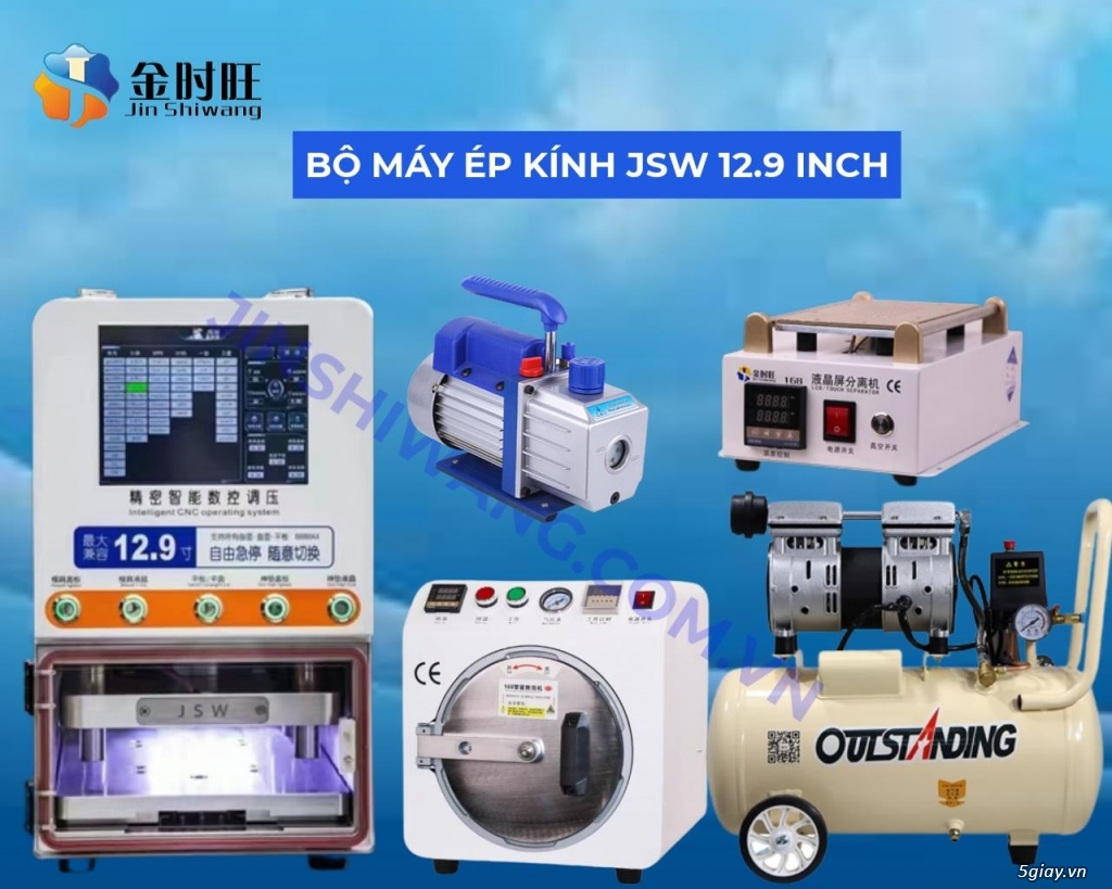 Bộ máy ép màn cong điện thoại JSW-888Max nhập khẩu JSW - Jin Shiwang - 3