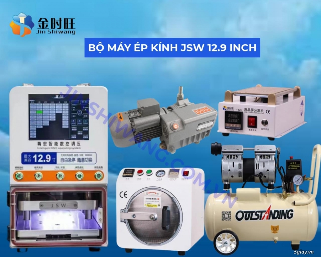 Bộ máy ép màn cong điện thoại JSW-888Max nhập khẩu JSW - Jin Shiwang - 1