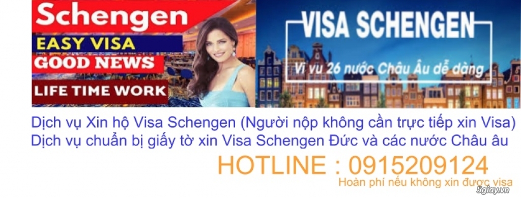 Dịch vụ Xin Hộ Visa Đức Schengen 10 năm kinh nghiệm toàn quốc