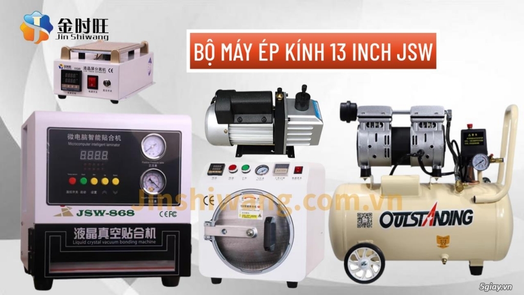 *Bộ máy ép kính 13 inch JSW-868 nhập khẩu JSW – Jin Shiwang - 4