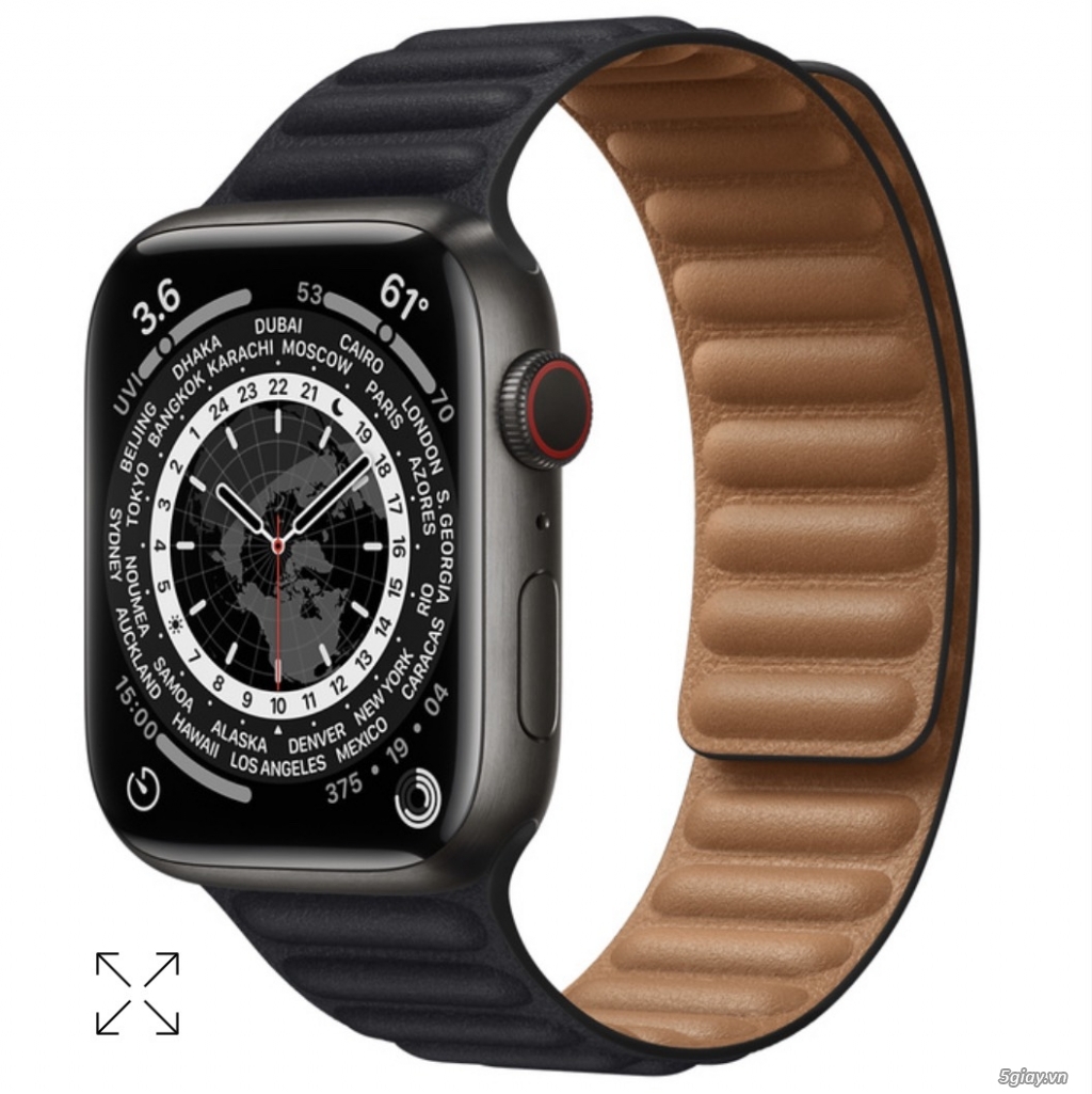 apple watch s7 titan đen size 45mm - 5