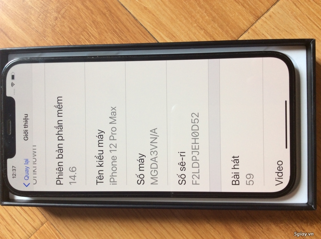 Bán iphone 12pro max 128gb màu xanh mới 99% - 1