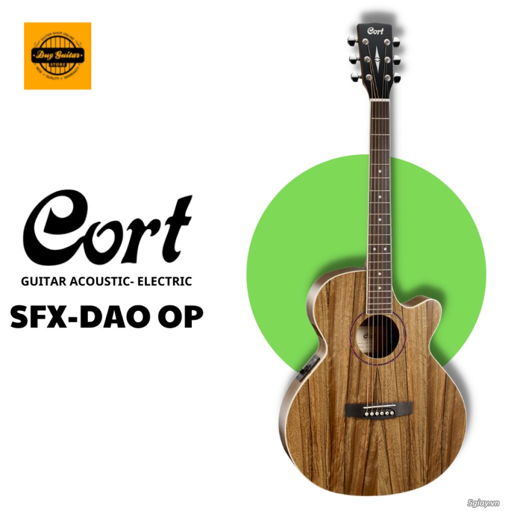 Đàn guitar Cort - Made in Indoesia - Giá tốt - BH 12 tháng - Mua ngay - 6