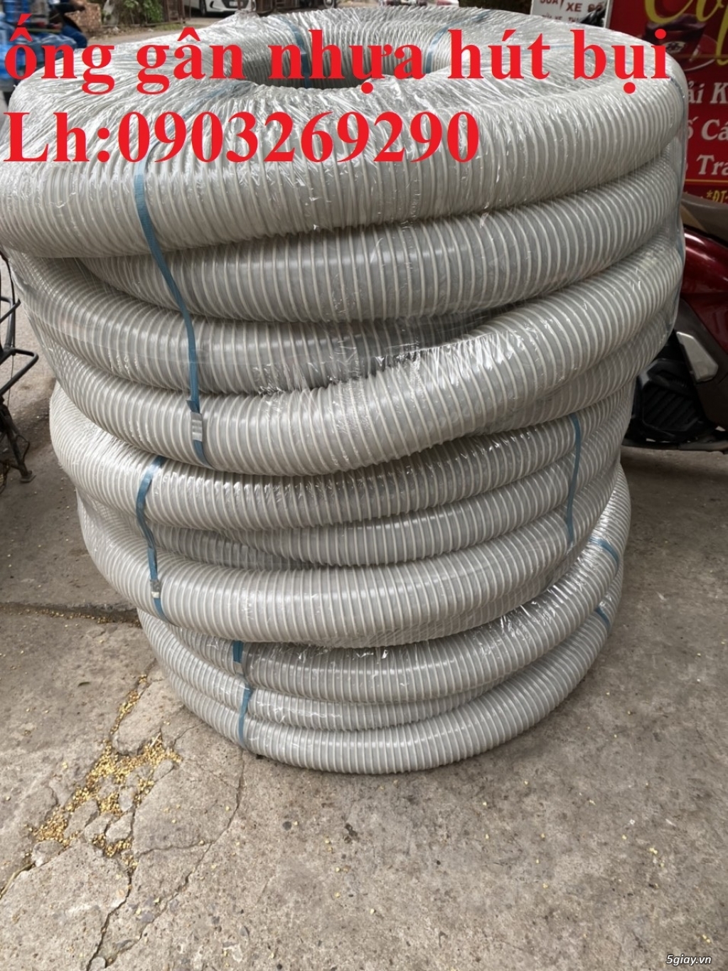 Bán ống hút bụi gân nhựa PVC phi 200 - 150 -168 , phân phối toàn quốc - 10