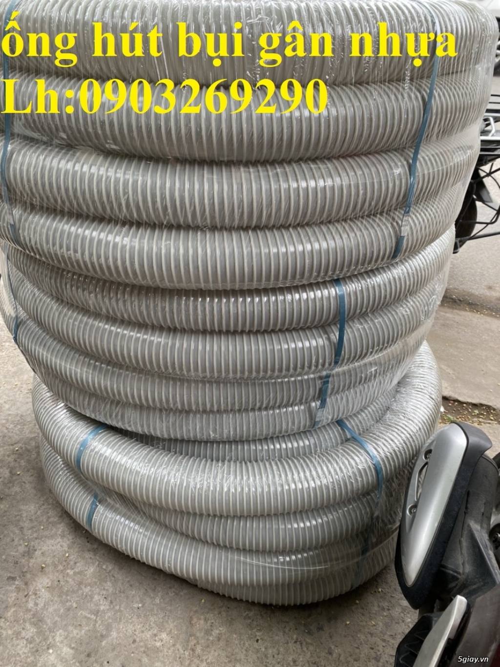 Bán ống hút bụi gân nhựa PVC phi 200 - 150 -168 , phân phối toàn quốc - 8