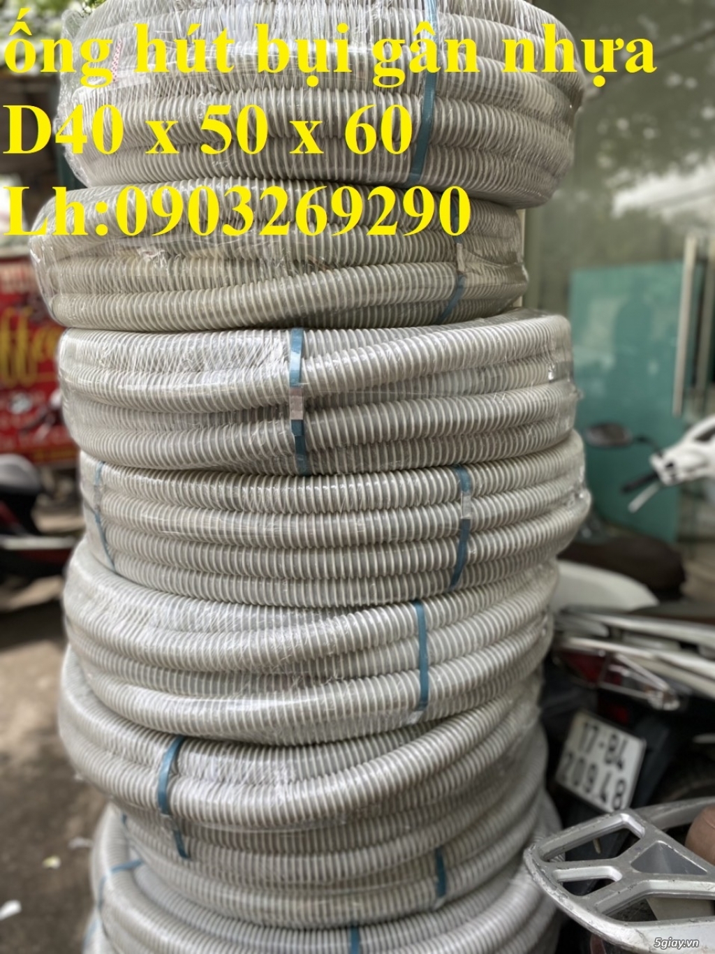 Bán ống hút bụi gân nhựa PVC phi 200 - 150 -168 , phân phối toàn quốc - 9