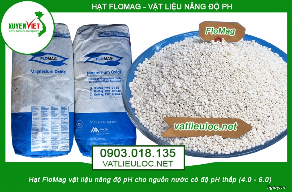 Hạt nâng pH FloMag Tại Xuyên Việt [Nhà Cung Cấp]