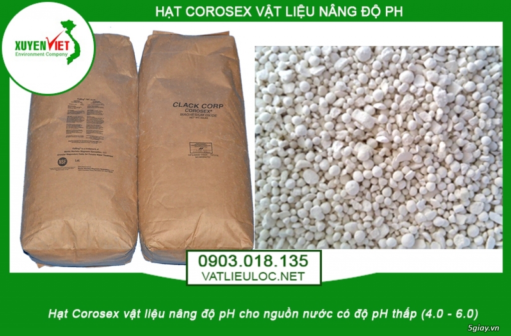 Hạt nâng pH Coro****** Clack Tại Xuyên Việt [Nhà Cung Cấp]