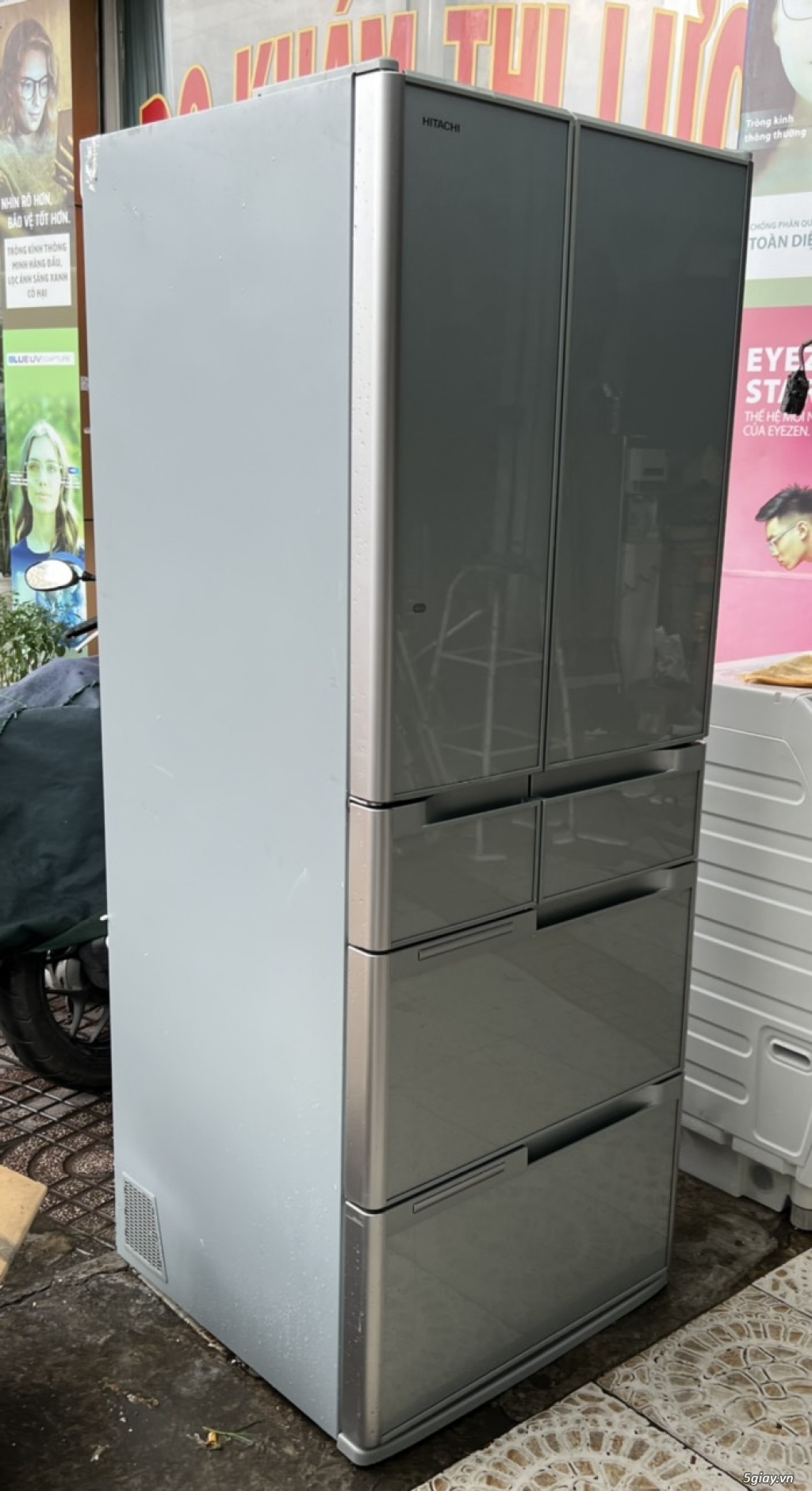 Tủ lạnh Hitachi Mặt_Gương R-G5200D - Model 2014 - 8