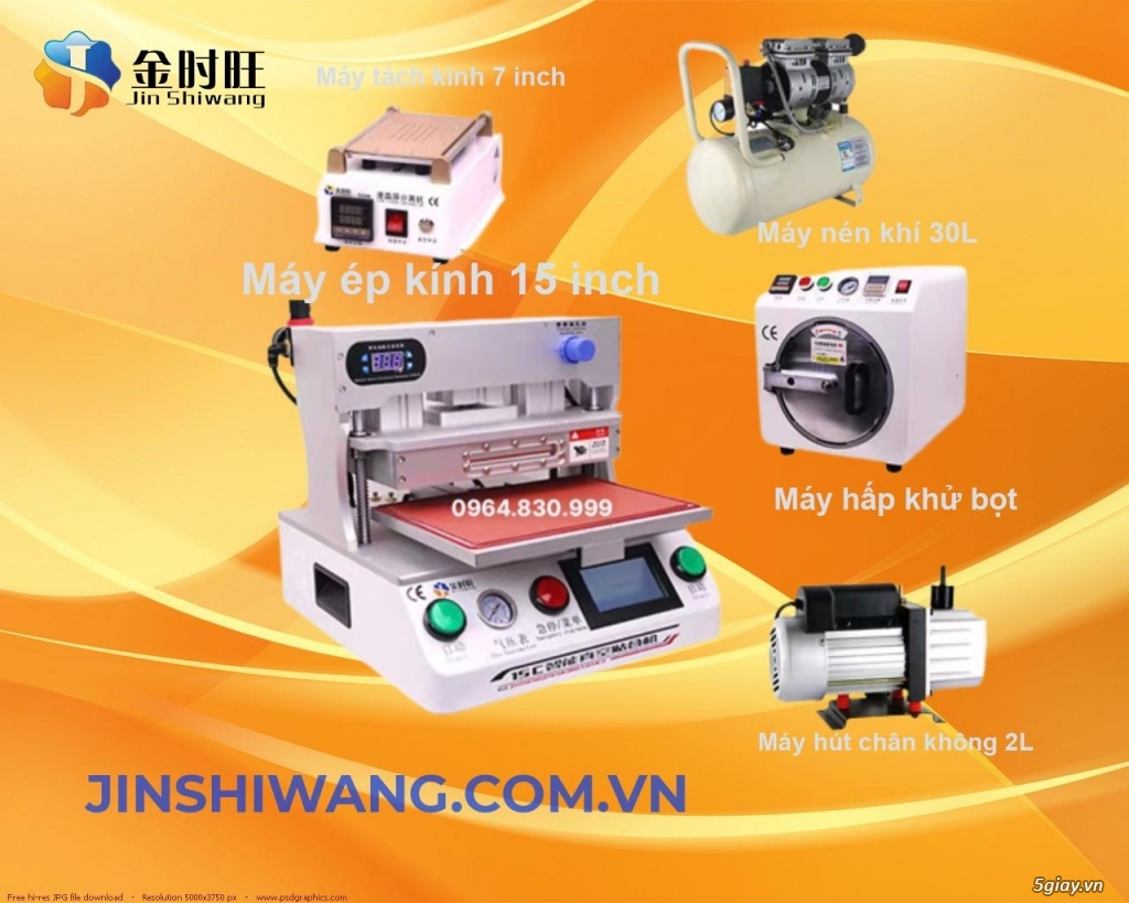 Jin Shiwang Bộ máy ép kính 15 inch JSW 15C nhập khẩu JSW - 2