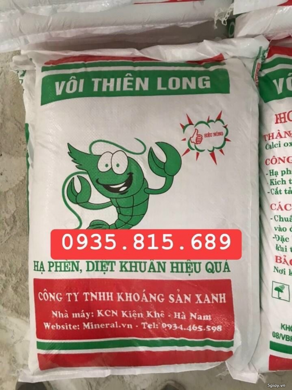 Vôi thủy sản giá rẻ tại miền Bắc. - 1