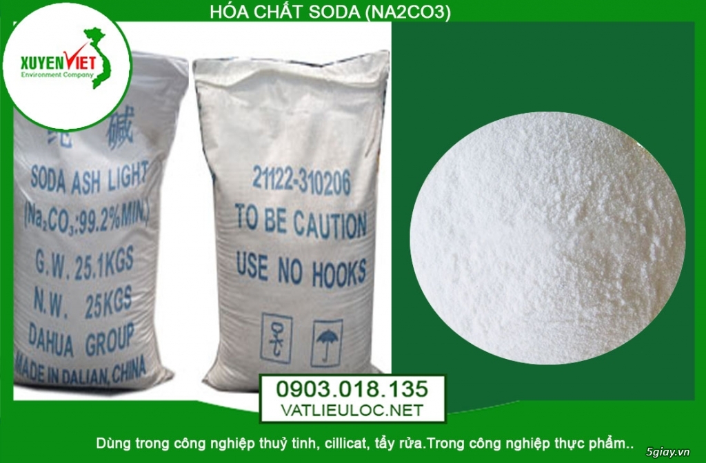 Hóa chất Soda (Na2CO3) Xử Lý Tẩy Lọc Nước [Nhà Cung Cấp]