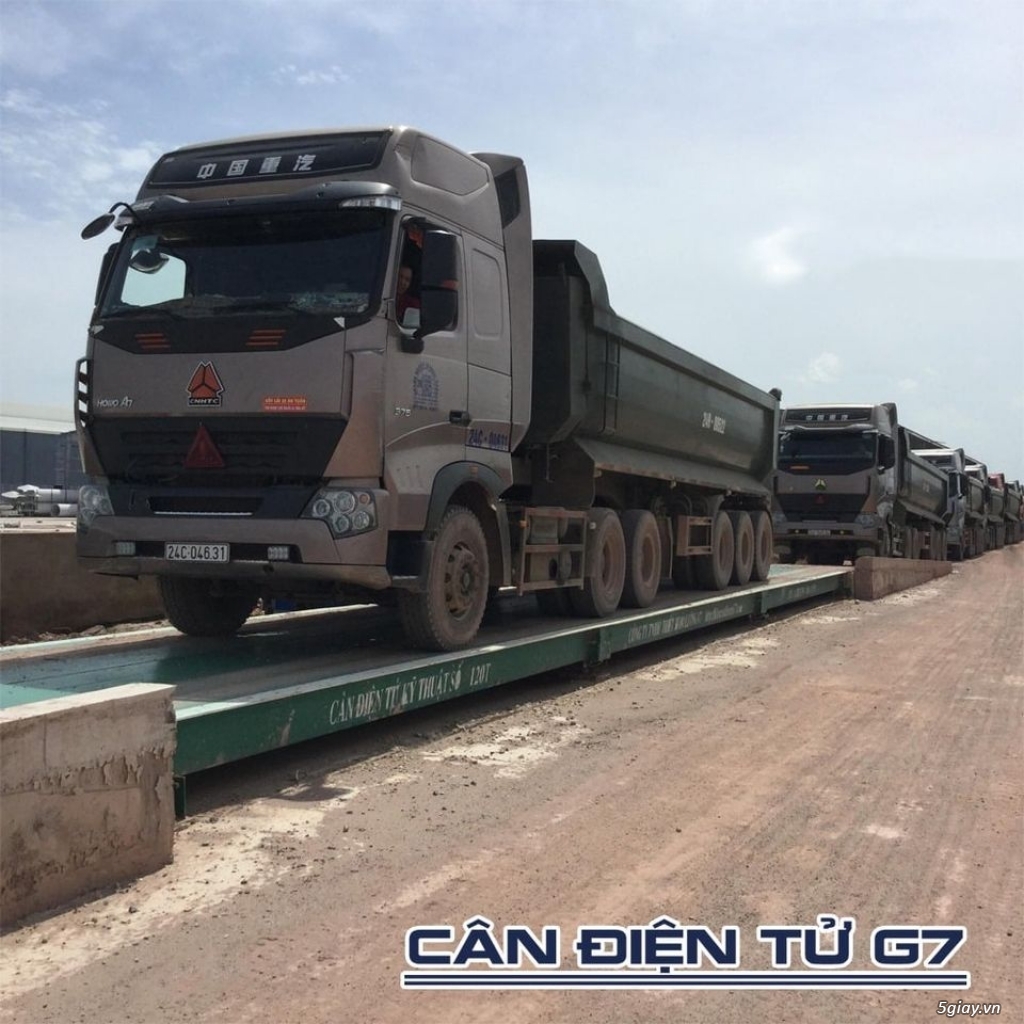chuyên sản xuất, lắp đặt cân ô tô xe tải có trọng tải 40 tấn - 150 tấn