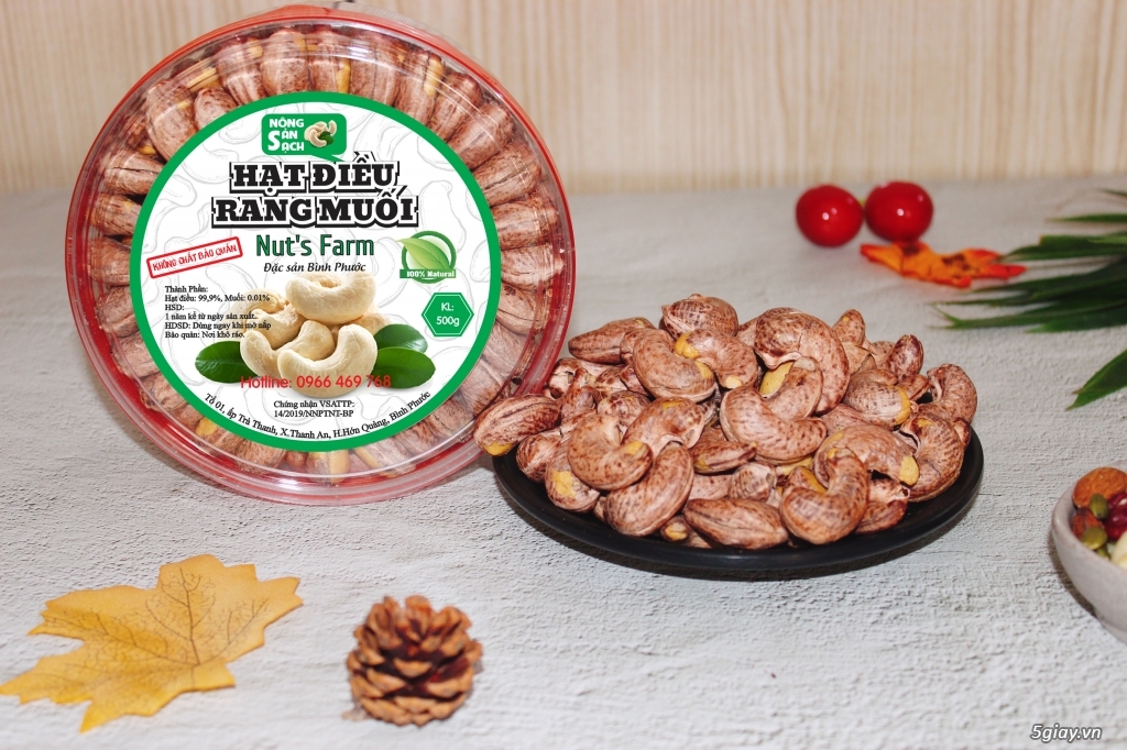 Hạt điều rang muối Bình Phước Nut Farm - 1