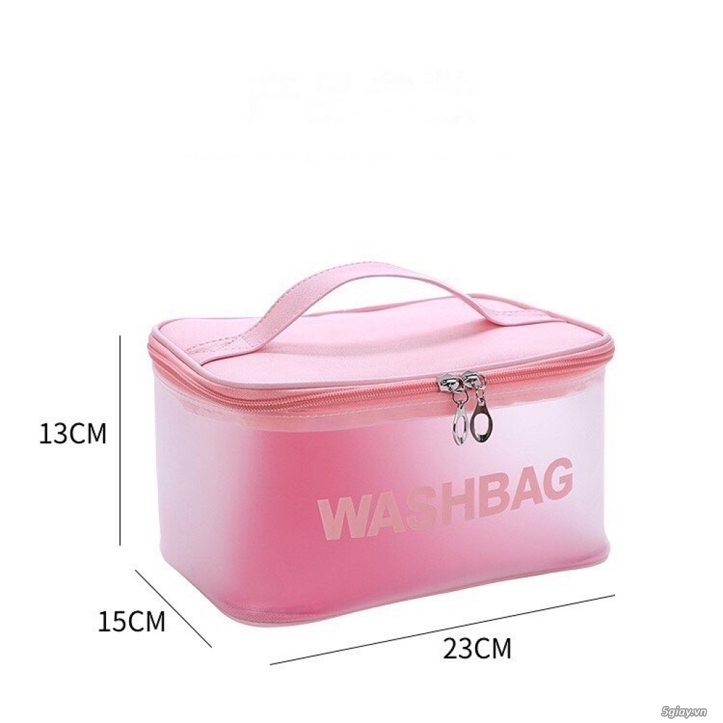 Túi đựng đồ trang điểm mỹ phẩm Washbag cỡ lớn chống thấm nước - 1