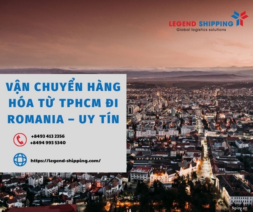 VẬN CHUYỂN HÀNG HÓA TỪ TPHCM ĐI ROMANIA – UY TÍN