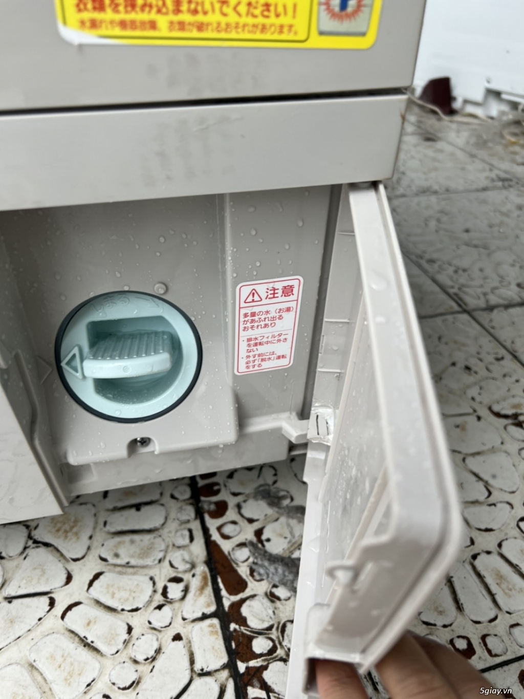 Máy giặt + sấy khô PANASONIC nội địa Nhật VX8600 date 2016 - 12