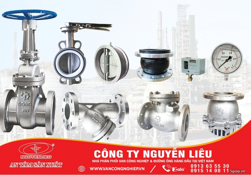 Van cầu, Van bi, Van an toàn, Van bướm, Van 1 chiều, Van giảm áp,... - 2