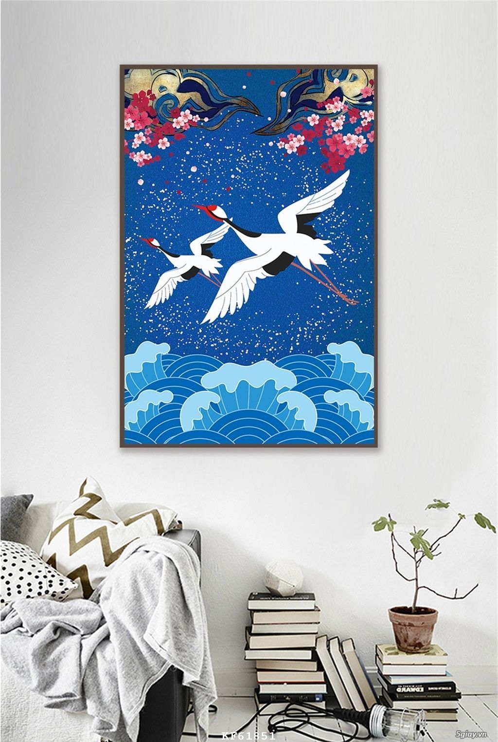 Tranh tráng gương giá rẻ, tranh canvas giá rẻ - 40